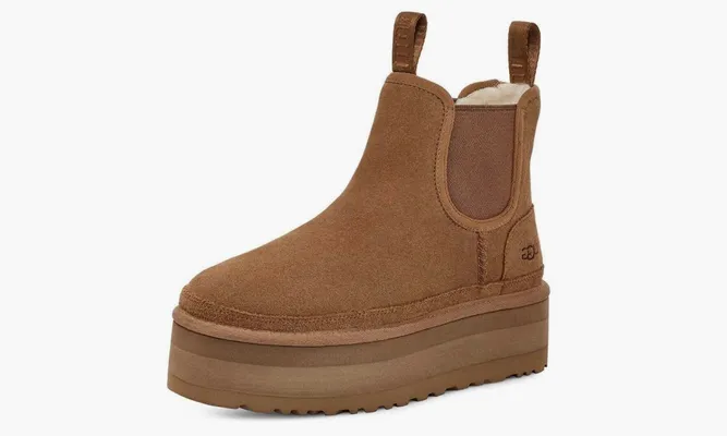 Обувь UGG Neumel Platform Chelsea WMNS «Chestnut» коричневый