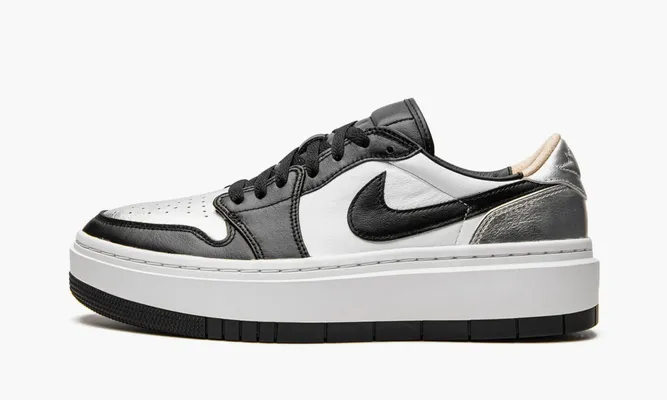 Кроссовки Air Jordan 1 Low WMNS Elevate SE «Silver Toe» черный