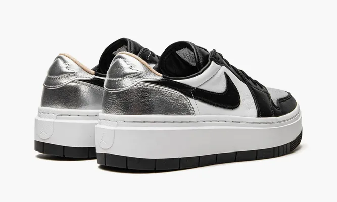 Кроссовки Air Jordan 1 Low WMNS Elevate SE «Silver Toe» черный