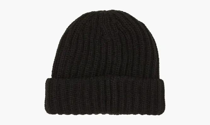 Аксессуары Supreme Ribbed Beanie Fw22 «Black» черный