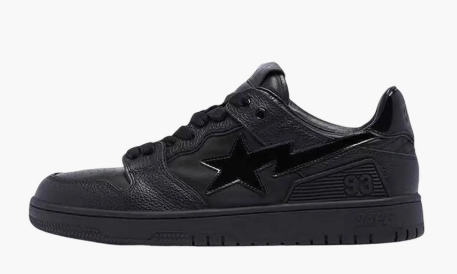 A Bathing Ape BAPE SK8 Sta «Triple Black Patent Leather»