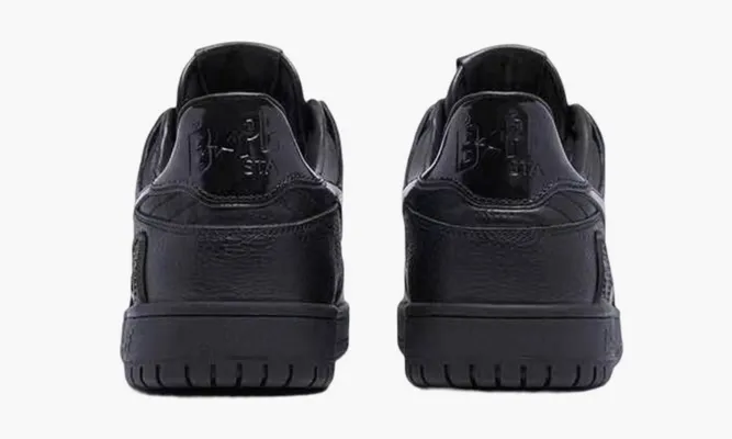 Кроссовки A Bathing Ape BAPE SK8 Sta «Triple Black Patent Leather» черный