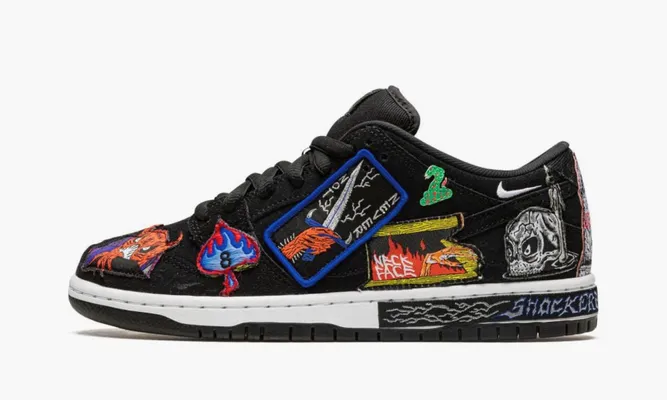 Кроссовки Nike SB Dunk Low Pro Qs «Neckface» разноцветный