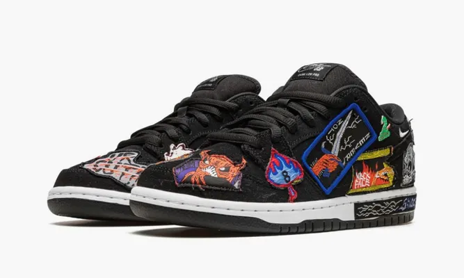 Кроссовки Nike SB Dunk Low Pro Qs «Neckface» разноцветный