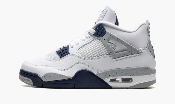 Кроссовки Air Jordan 4 Retro «Midnight Navy» синий