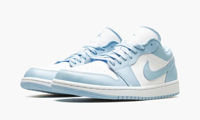 Кроссовки Air Jordan 1 Low WMNS «Aluminium» lightBlue