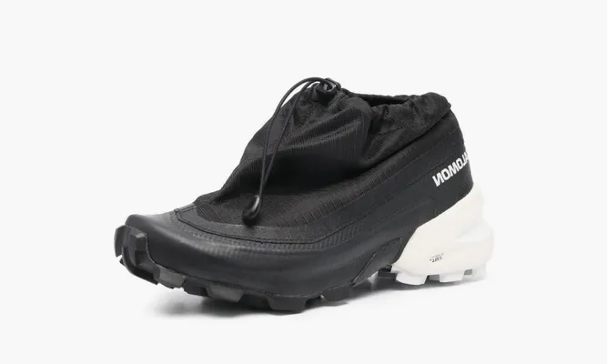 Кроссовки Mm6 Maison Margiela X Salomon «Cross Low Drawstring Black» черный