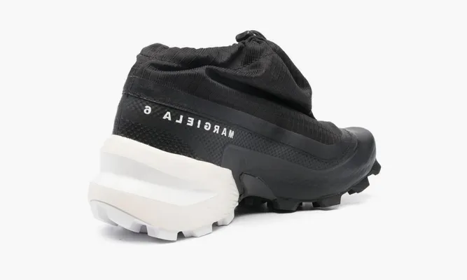 Кроссовки Mm6 Maison Margiela X Salomon «Cross Low Drawstring Black» черный
