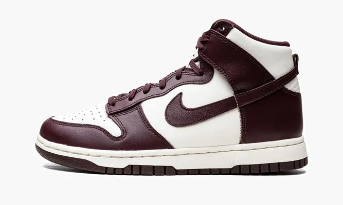 Кроссовки Nike Dunk High WMNS «Burgundy Crush» 94206ce426381c7a822a5f47acd6019f