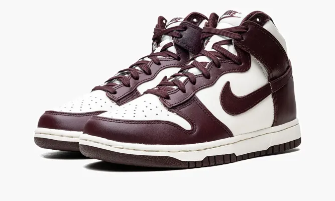 Кроссовки Nike Dunk High WMNS «Burgundy Crush» 94206ce426381c7a822a5f47acd6019f