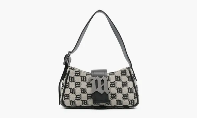 Сумки Misbhv Jacquard Monogram Shoulder Bag Mini «Black» черный