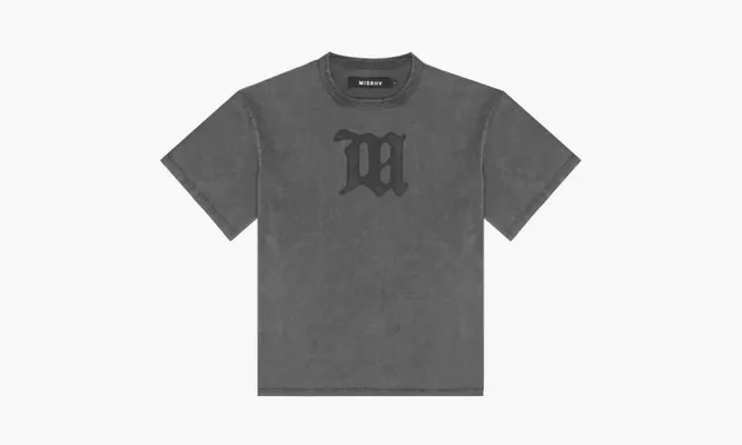 Одежда Misbhv Signature T-shirt Washed «Black» серый