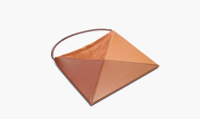 Сумки Mlouye Flex Hobo «Praline» коричневый