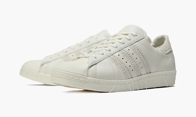 Кроссовки Adidas Y-3 Superstar «Off White» бежевый