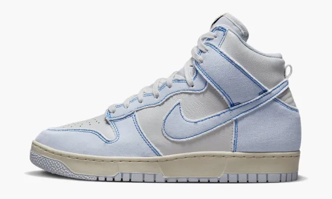 Кроссовки Nike Dunk High 1985 «Blue Denim» lightBlue