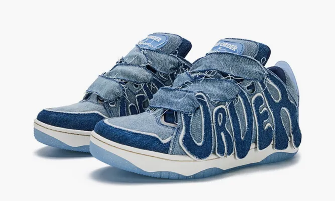 Кроссовки Old Order Sneaker Series Skater 001 «Blue Denim» синий