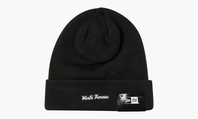 Аксессуары Nike Supreme New Era Box Logo Beanie Fw22 «Black» черный