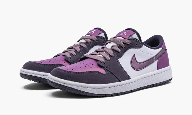 Кроссовки Air Jordan 1 Retro Low Golf Nrg «Purple Smoke» фиолетовый