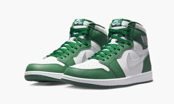 Кроссовки Air Jordan 1 Retro High OG «Gorge Green» зеленый