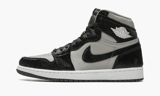 Кроссовки Air Jordan 1 Retro High OG WMNS «Medium Grey» серый,черный