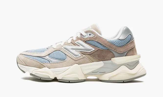 Кроссовки New Balance 9060 «Sea Salt / Blue» бежевый