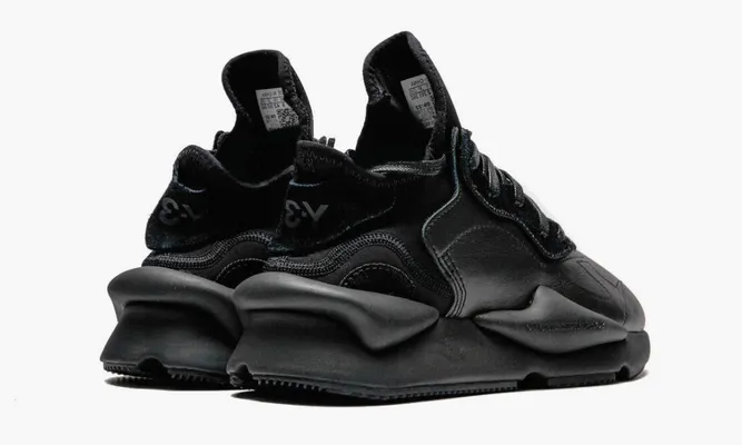 Кроссовки Adidas Y-3 Kaiwa «Triple Black 2023» черный
