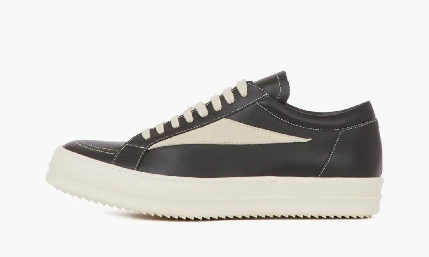 Rick Owens Edfu Leather Low «Black Milk»
