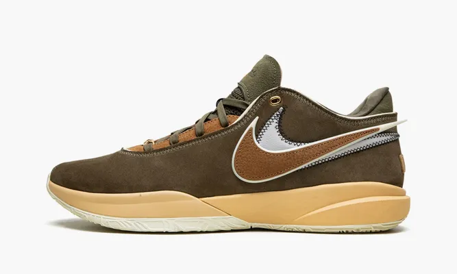Для баскетбола Nike Lebron 20 «Olive Green» коричневый