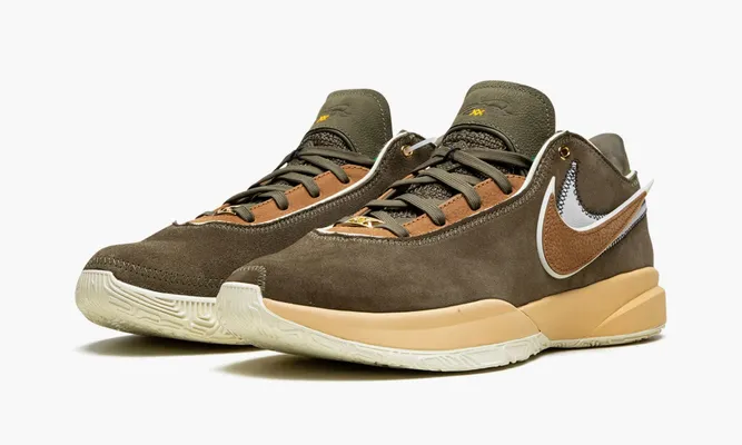 Для баскетбола Nike Lebron 20 «Olive Green» коричневый