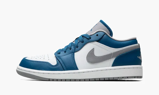 Кроссовки Air Jordan 1 Low «True Blue» синий
