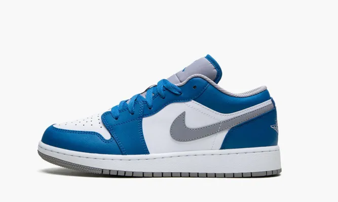 Кроссовки Air Jordan 1 Low GS «True Blue» синий