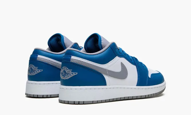 Кроссовки Air Jordan 1 Low GS «True Blue» синий