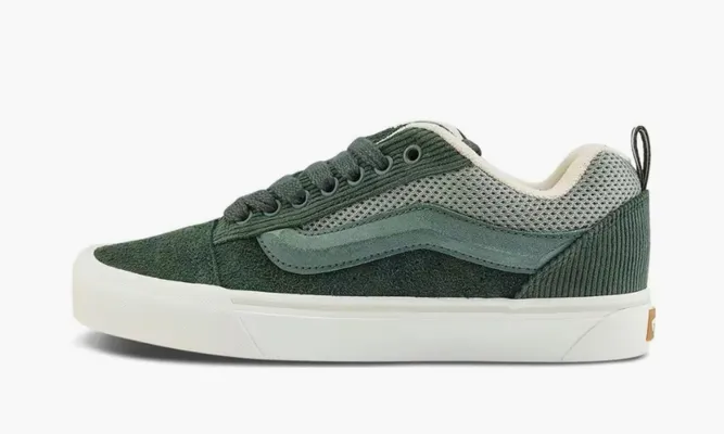 Кроссовки Vans Knu Skool «Olive» зеленый