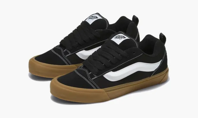 Кроссовки Vans Knu Skool «Black Gum» черный