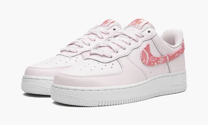 Кроссовки Nike Air Force 1 Low WMNS «Paisley Pack Pink» розовый