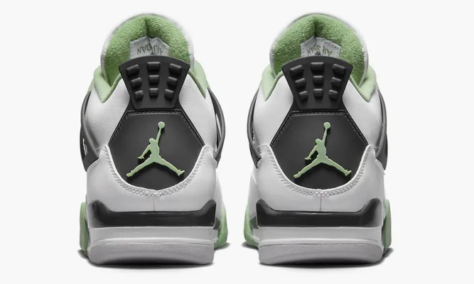 Кроссовки Air Jordan 4 Retro WMNS «Seafoam» зеленый