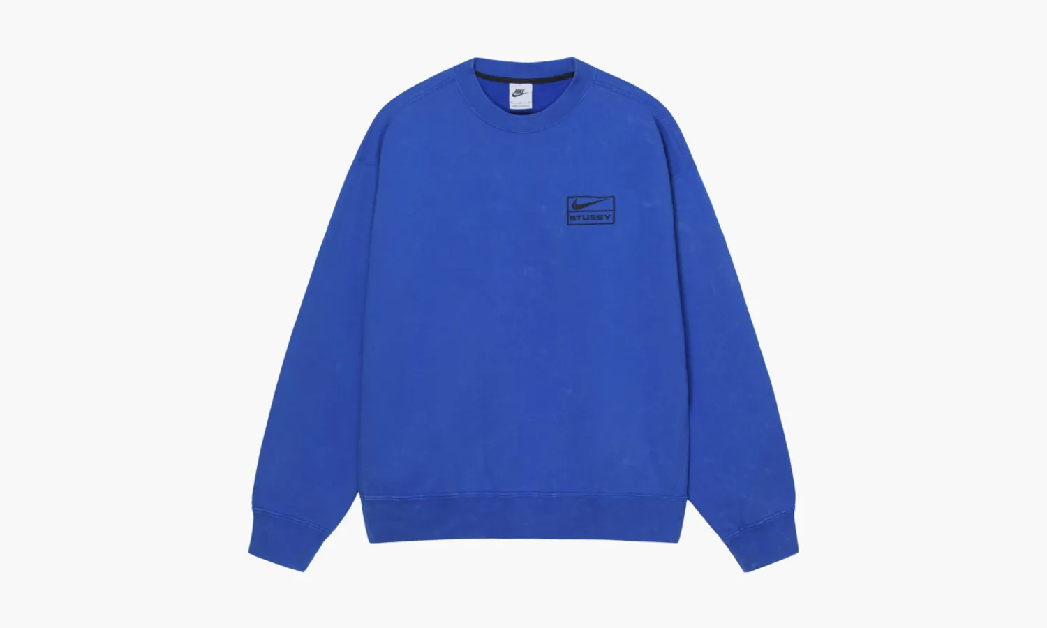 Nike X Stussy Acid Wash Crew Fleece «Blue»