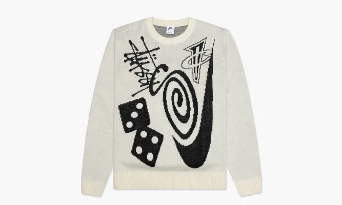 Одежда Nike X Stussy Knit Sweater «Natural» кремовый
