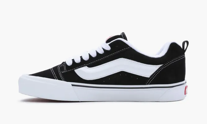Кроссовки Vans Knu Skool «Black White» черный