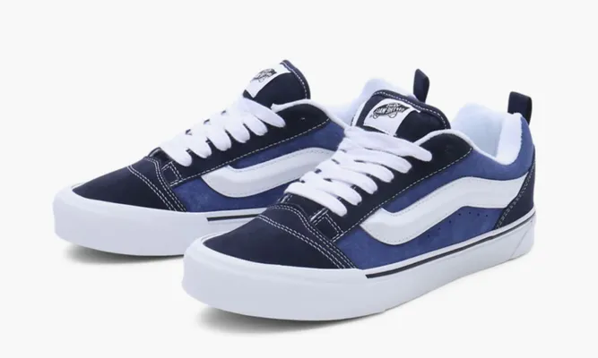 Кроссовки Vans Knu Skool «Navy White» синий