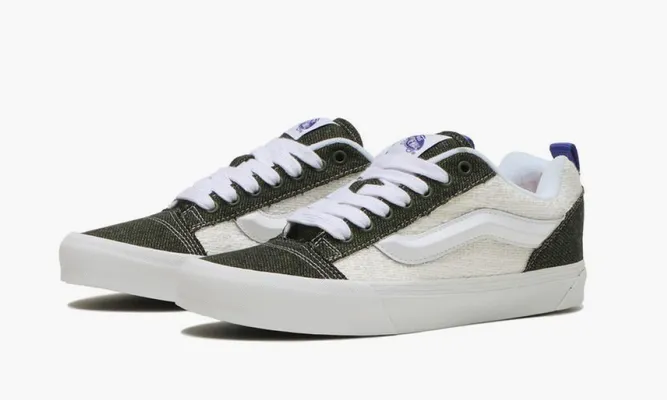 Кроссовки Vans Knu Skool «Onigiri» зеленый