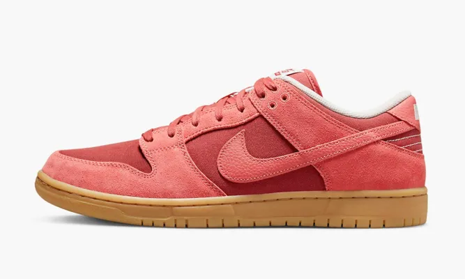 Кроссовки Nike SB Dunk Low «Adobe Red Gum» розовый