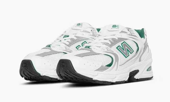 Кроссовки New Balance 530 «White Silver Green» белый