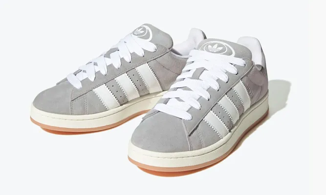 Кроссовки Adidas Campus 00s «Grey White» серый