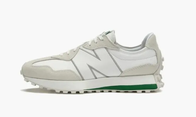 Кроссовки New Balance 327 «White Succulent Green» кремовый