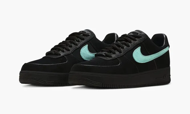 Кроссовки Nike Air Force 1 Low «Tiffany & Co. 1837» черный