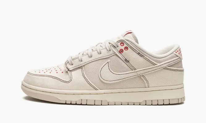 Кроссовки Nike Dunk Low «Light Orewood Brown Sashiko» кремовый