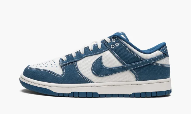 Кроссовки Nike Dunk Low «Industrial Blue Sashiko» синий