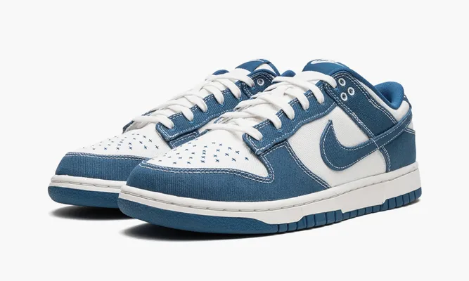 Кроссовки Nike Dunk Low «Industrial Blue Sashiko» синий