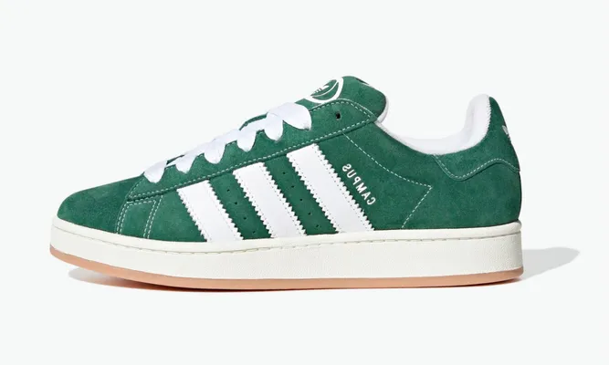 Кроссовки Adidas Campus 00s «Dark Green Cloud White» зеленый